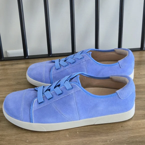 Vionic Women's Suede Water Resistant Cupsole Sneakers - Picture 3 of 8